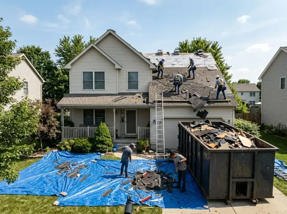 roof-replacement-debris-remova-004 — frequently asked questions, Cheapest Dumpster Rentals in Statesboro, GA